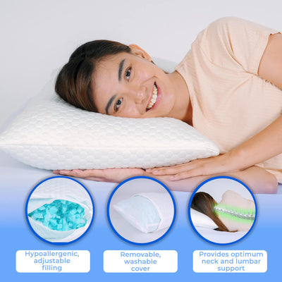 Ryvolabs Side-sleeper Pillow - Customizable Thickness